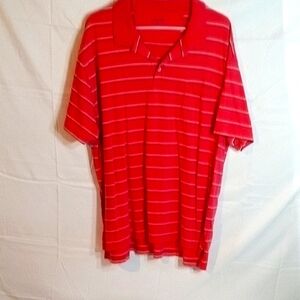 St. John's Bay Red Polo Shirt Casual Cotton Blend XXL